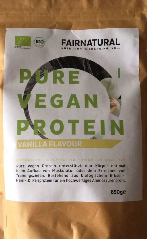 Pure Vegan Protein Vanilla Flavour