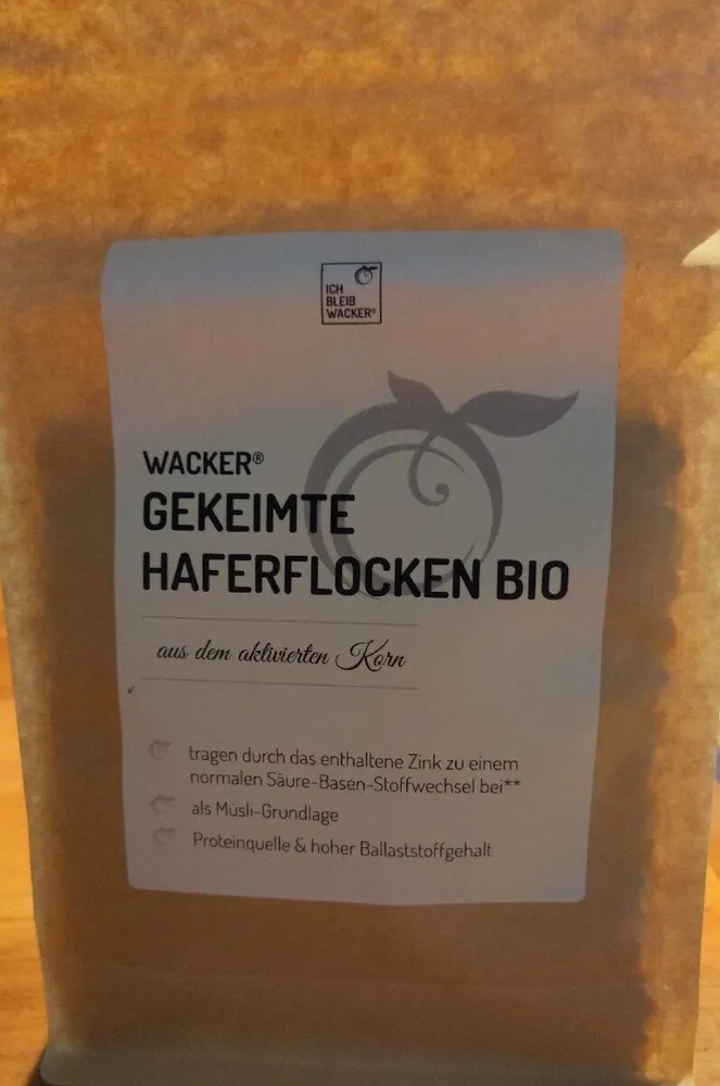 Haferflocken gekeimt
