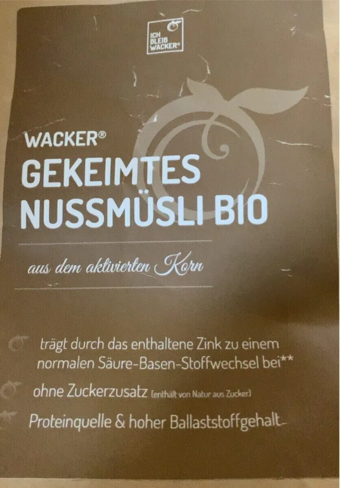 Gekeimtes Nussmüsli Bio
