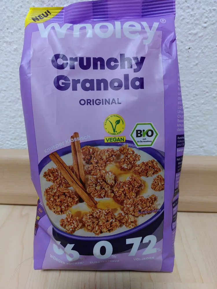 Wholey granola original