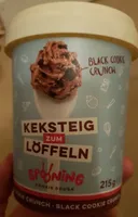 Keksteig zum Löffeln -Black Cookie Crunch