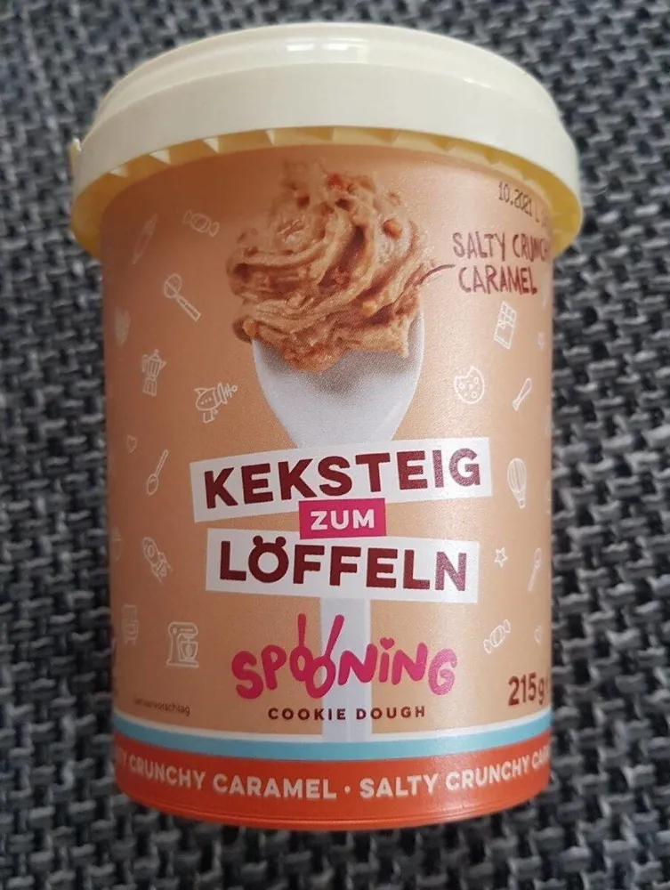 Keksteig zum Löffeln Salty Crunchy Caramel