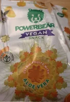 Vegan snack citric fruit with aloe vera
