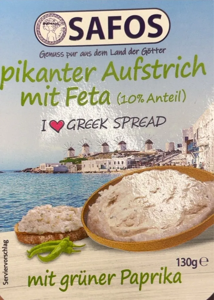 Pikanter Aufstrich mit Feta