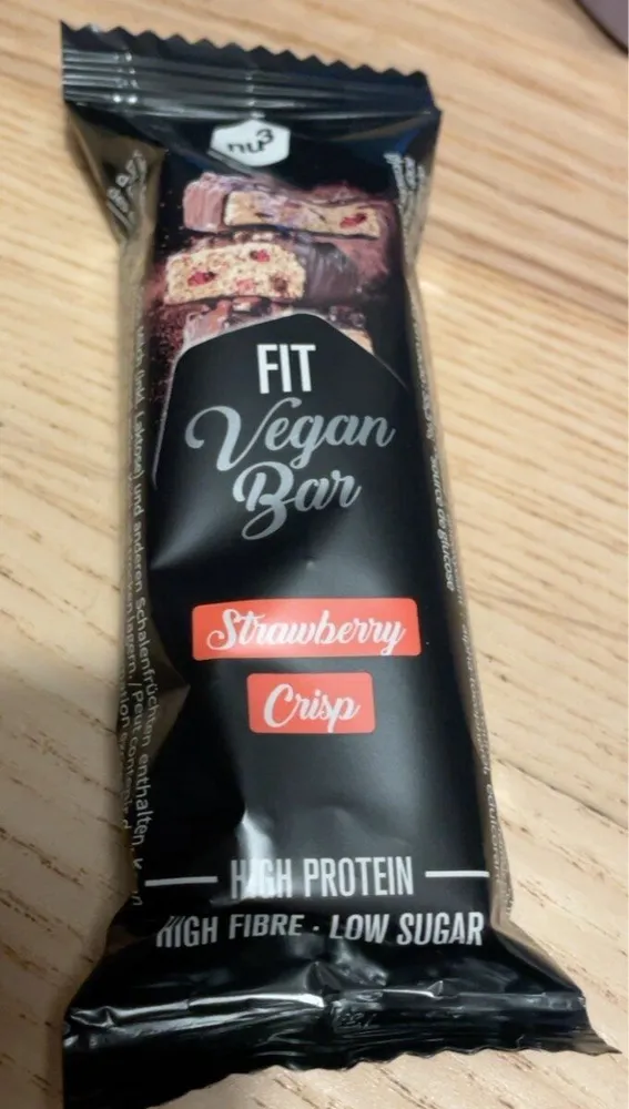 Fit Vegan Bar Stawberry Crisp