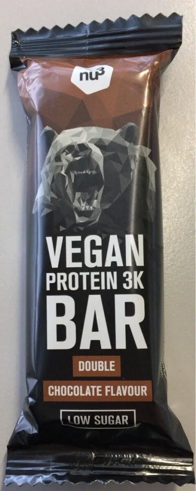 Vegan Protein 3K Bar Double Chocolate Flavour