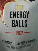 Energy balls bio, goût pizza
