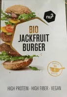 Nu3 bio jackfruit burger