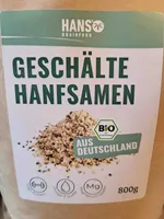Geschälte Hanfsamen