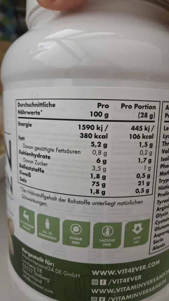Vegan 7K-Protein Pistachio
