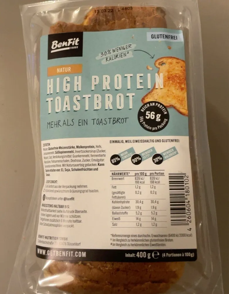 High Protein Toast Brot