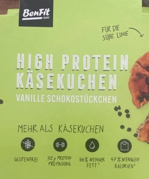 High protein kasekuchen