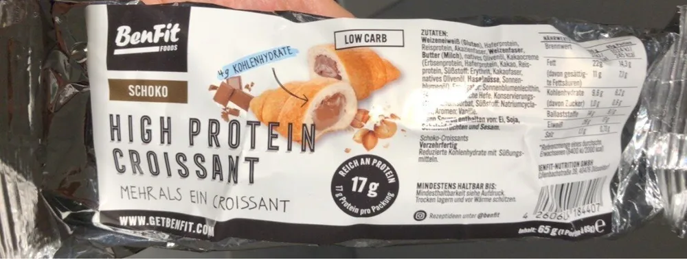 Croissant choco protéine