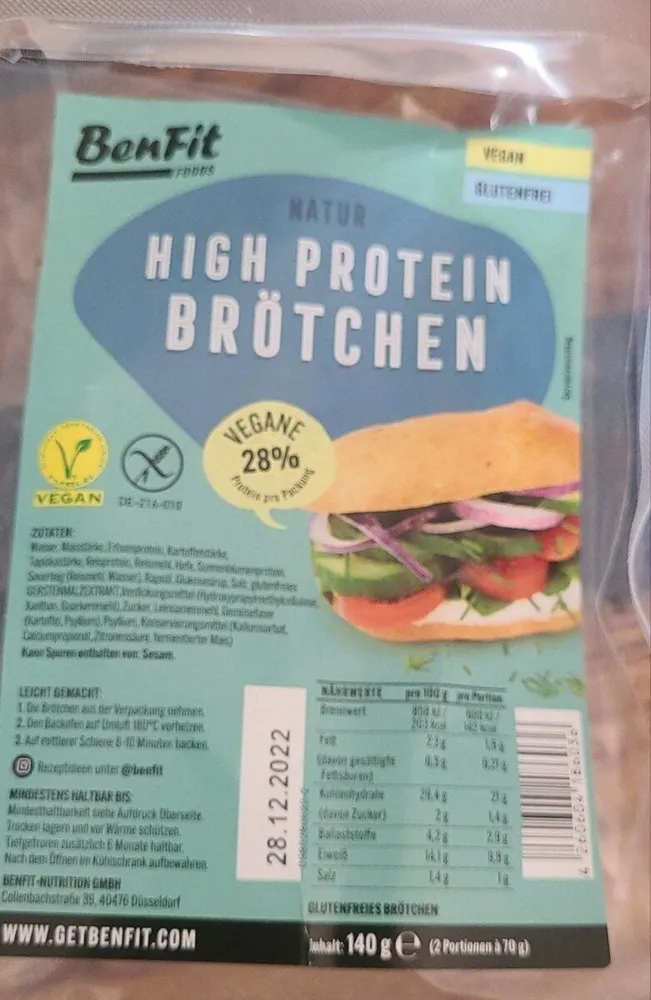 Natur High Protein Brötchen