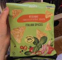 Vegane Tortilla Style Chips Italian Spices