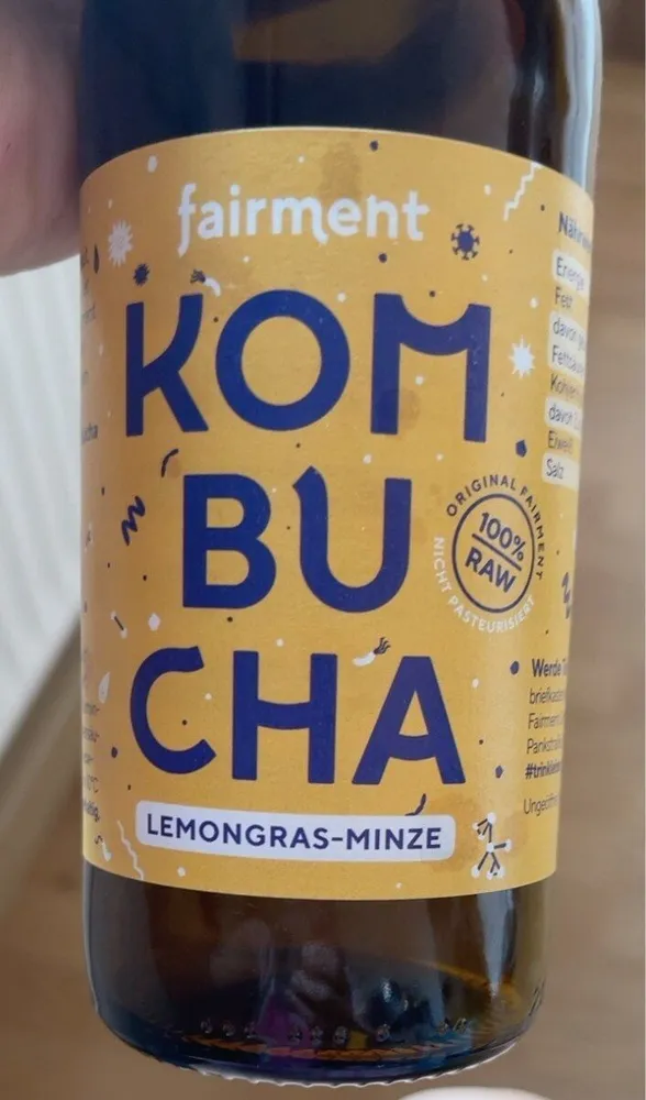 Kombucha lemongras minze