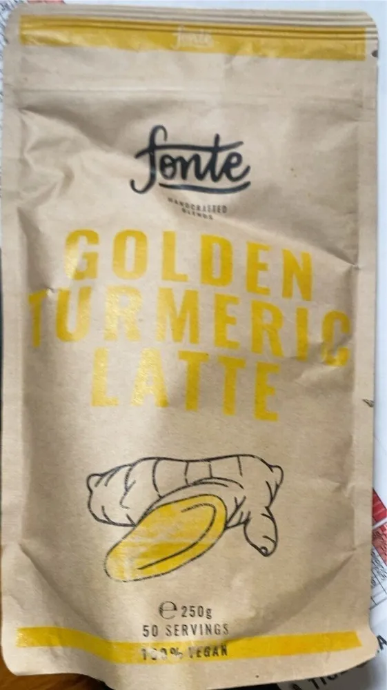 Golden turmeric latte