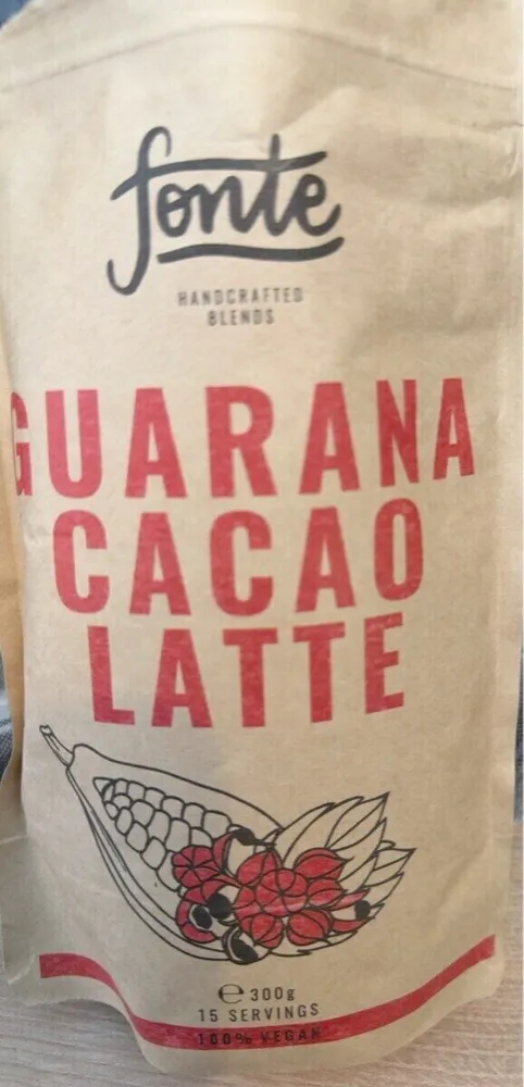Guarana cacao latte