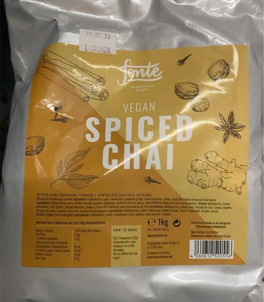 Spiced chai