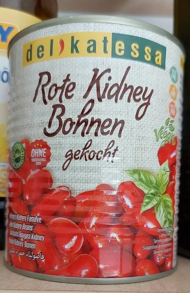 Rote Kidney Bohnen