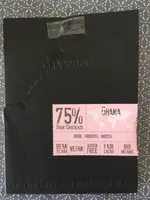 Dark Chocolate 75% Ghana