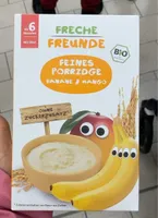 Feines Porridge Banane Mango