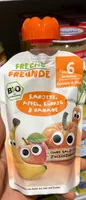 Karotte,Apfel,Kürbis und Banane