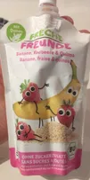 Purée banane fraise quinoa