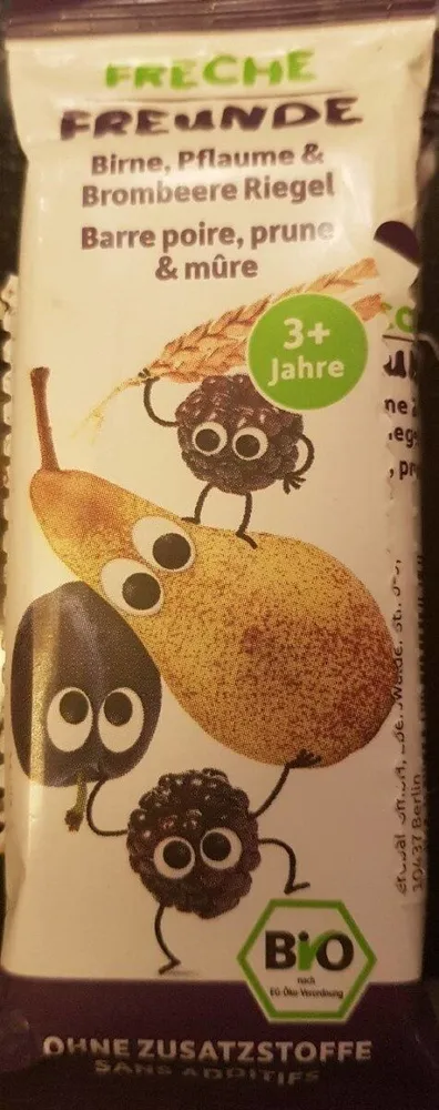 Fruchtriegel Birne Pflaume...
