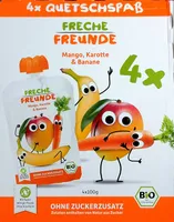 Quetschspaß - Mango, Karotte & Banane