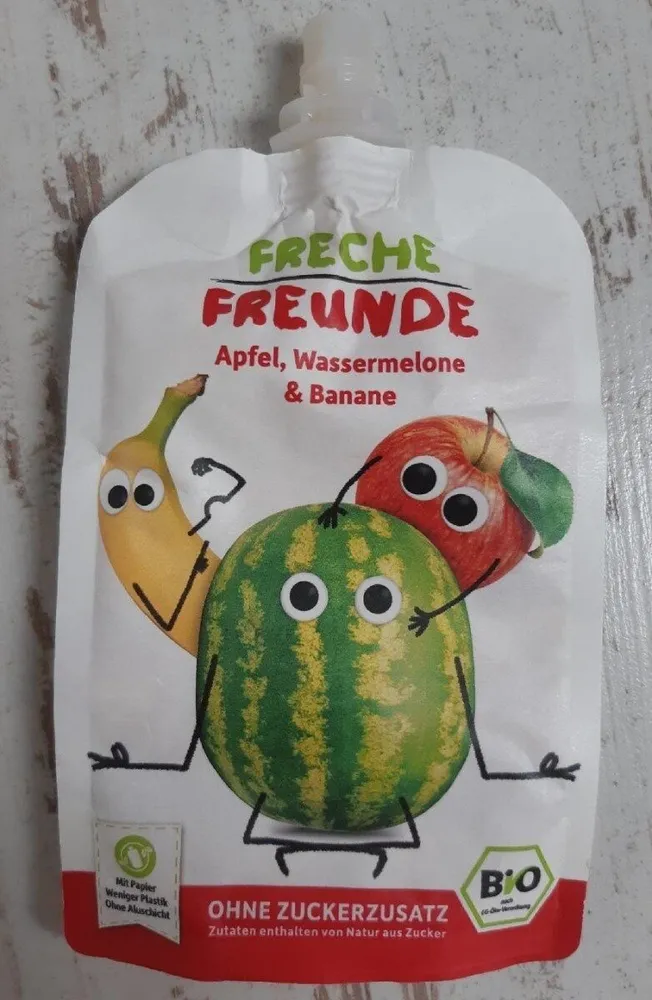 Freche Freunde Apfel, Wassermelone & Banane