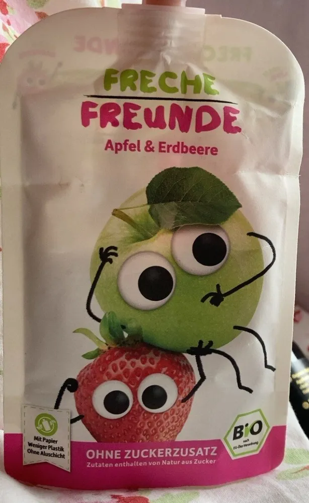 Quetschi Apfel & Erdbeere