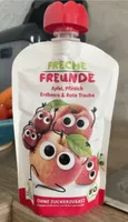 Freche Freunde - Apfel, Pfirsich, Erdbeere & Rote Traube