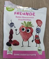 Roter Beerenmix Fruchtchips
