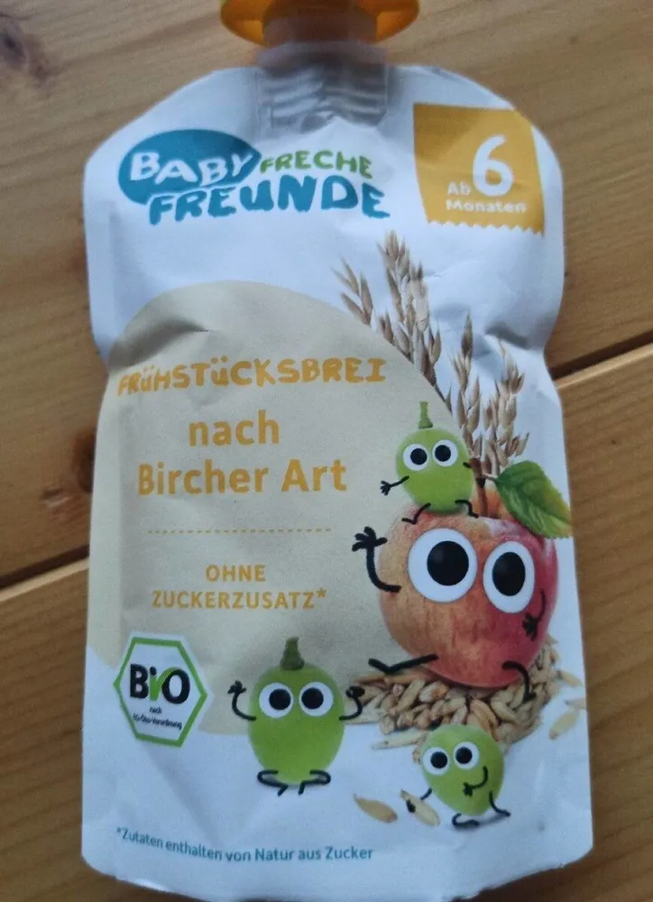 Freche Freunde Frühstücks Brei nach bircher art
