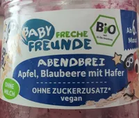 Abendbrei - Apfel, Blaubeere, Hafer