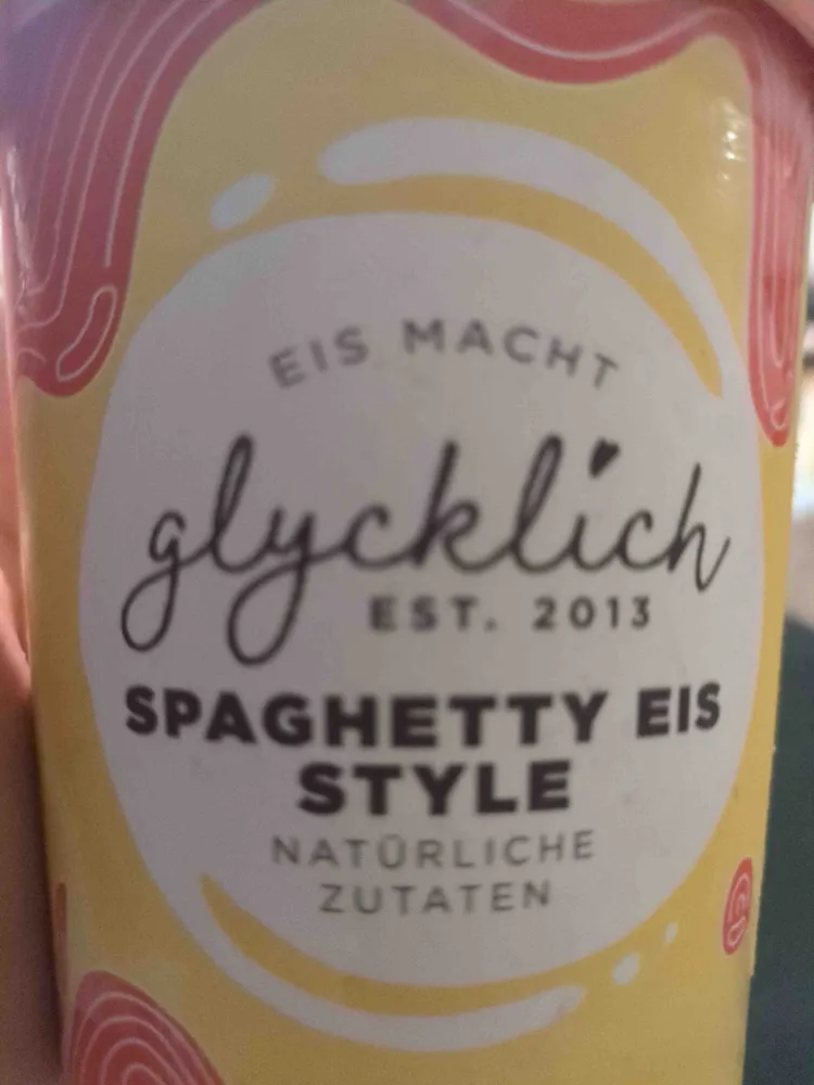 Spaghetti Eis Style