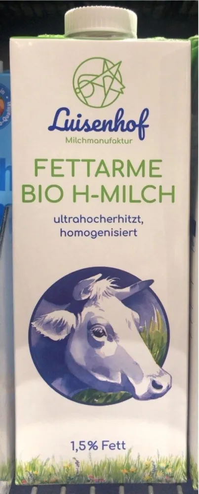 Fettarme Bio H-Milch 1,5%