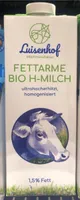 Fettarme Bio H-Milch 1,5%