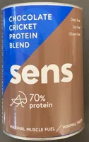 Chocolate cricket protein blend