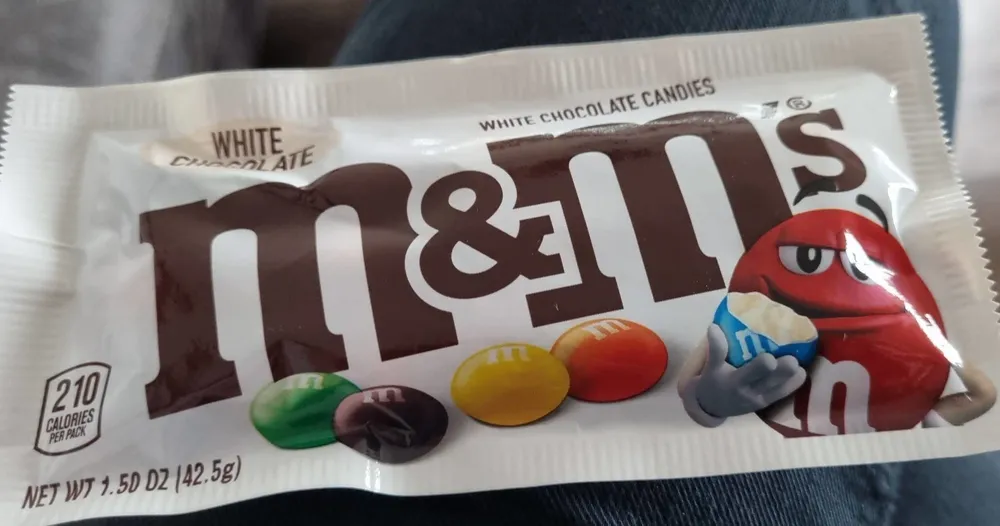 MM White Chocolate Candies
