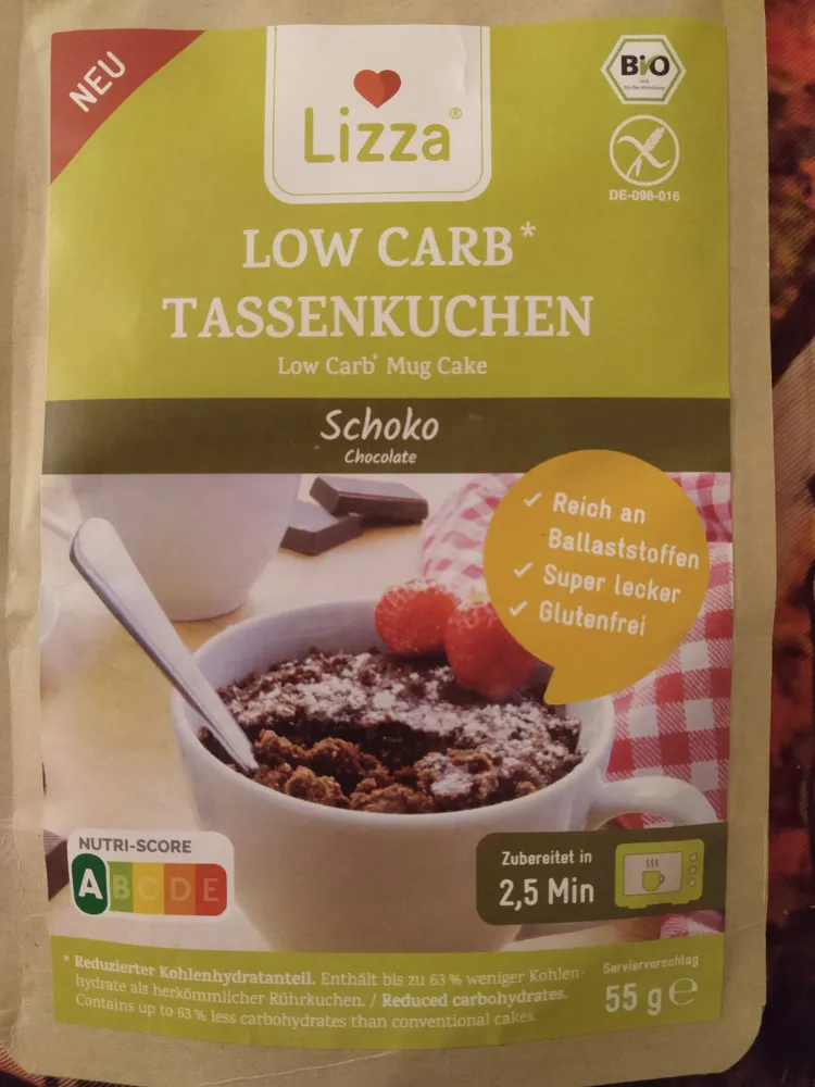 Low Carb Tassenkuchen Schoko