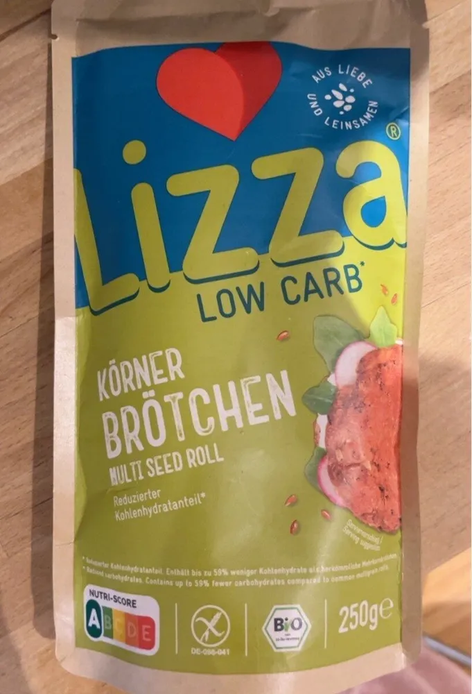 Lizza low carb multi seed roll
