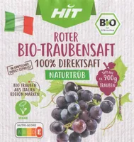 Roter Bio-Traubensaft