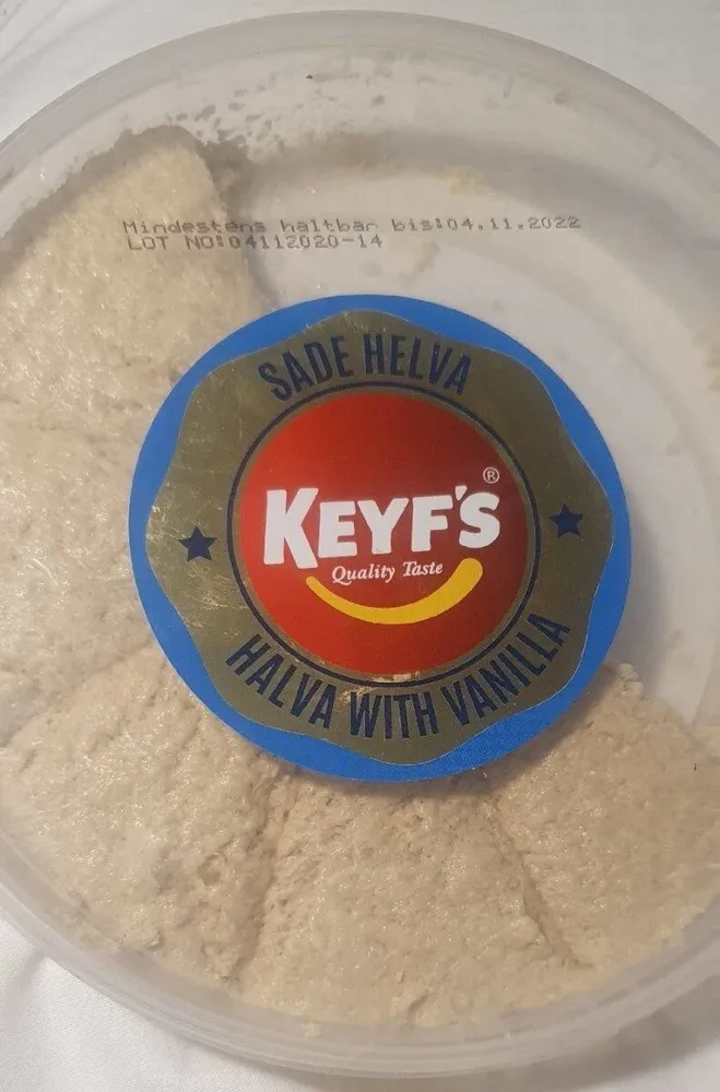 Halva with vanilla