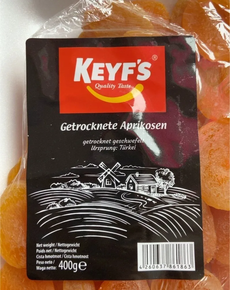 Getrocknete Aprikosen