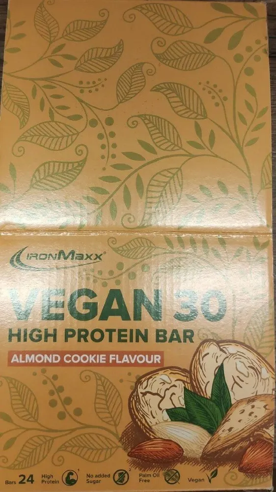 Vegan 30 High Protein Bar Almond Cookie