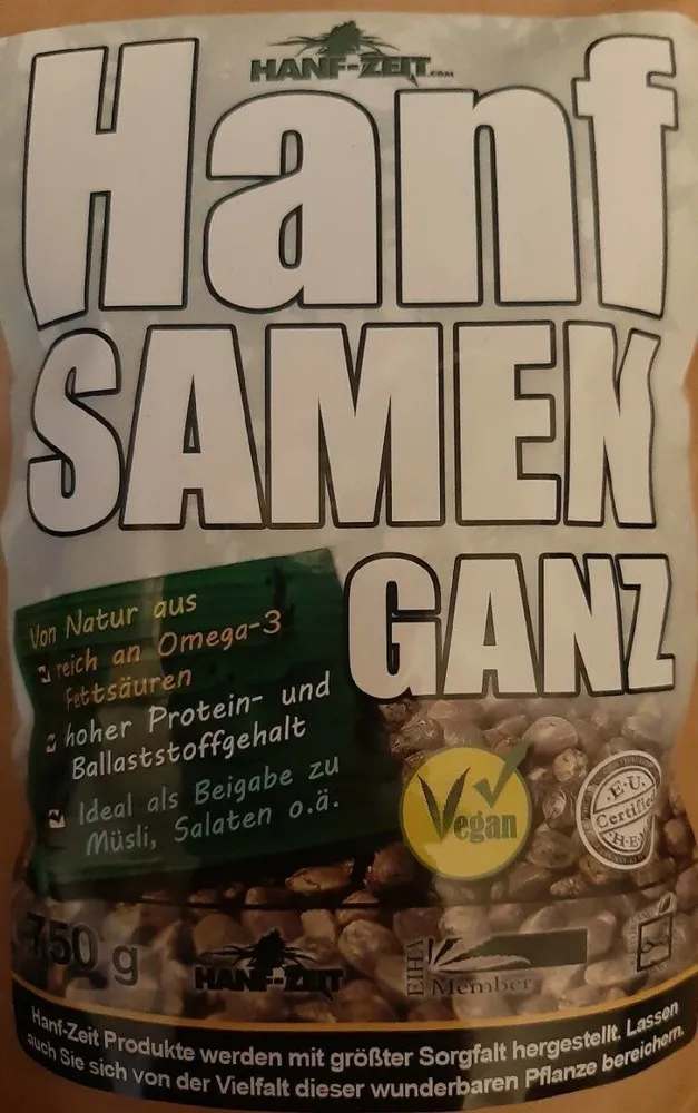 Hanfsamen - ganz