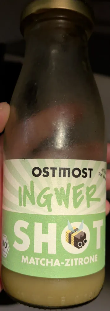 Ingwershot Matcha-Zitrone