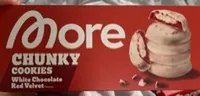 Chunky Cookies White Chocolate Red Velvet